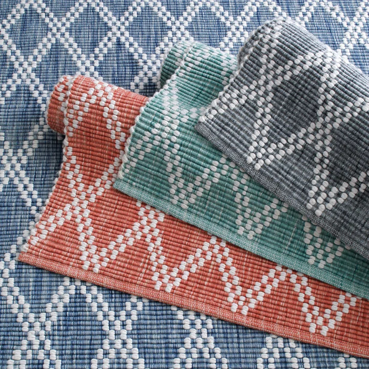 Harlequin Hand-Woven Indigo Area Rug