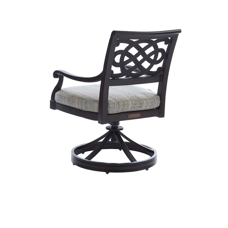 Royal Kahala Black Sands Swivel Rocker Dining Chair