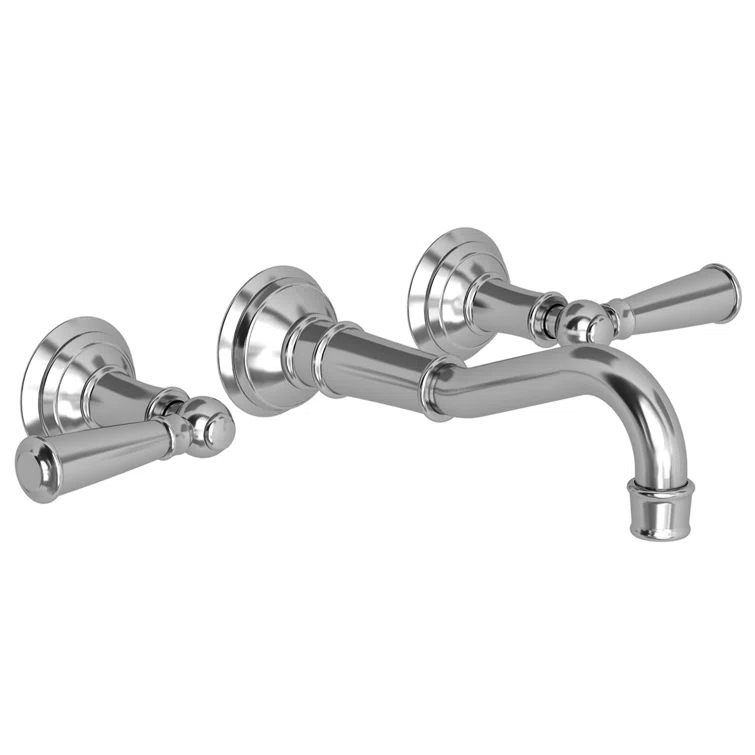 Jacobean Wall Mount Bathroom Faucet