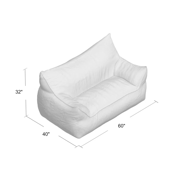 Big Joe Imperial Polyester Bean Bag Sofa