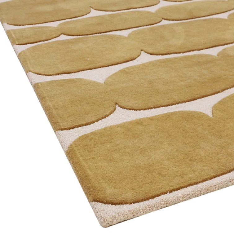 Brick Road Mustard Yellow/Ivory Rug