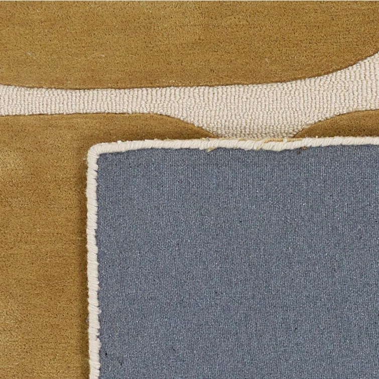 Brick Road Mustard Yellow/Ivory Rug