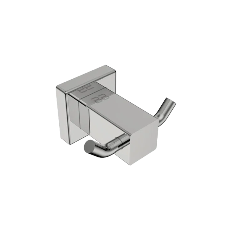 Bathroom Butler 8511POLS 8500 Series Double Wall Mounted Robe Hook