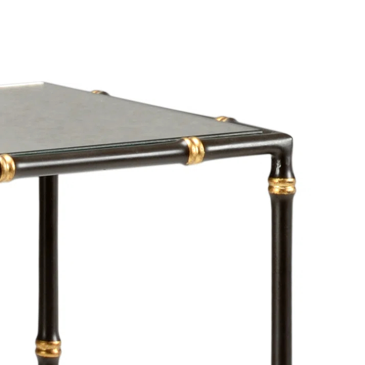 Chelsea House Saigon 51'' Glass Top Console Table