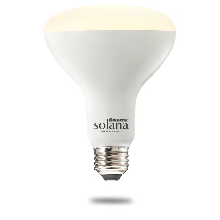 Solana Ceiling WiFi Connected LED Smart Light Bulb, Single-BR30