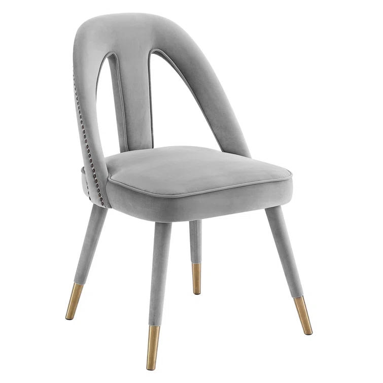 Petra 19.3'' H Velvet Upholstered Side Chair