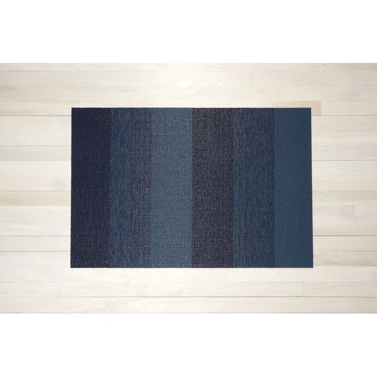 Chilewich Easy Care Marbled Stripe Shag Door Mat