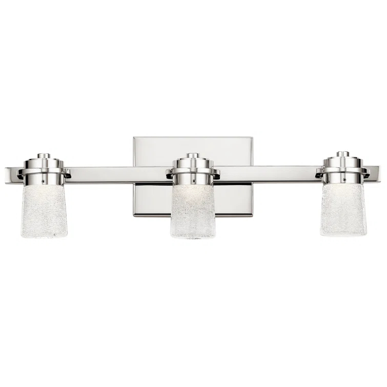 Elan 85070PN Vada Vanity, 3-Light LED 57 Total Watts, Polished Nickel