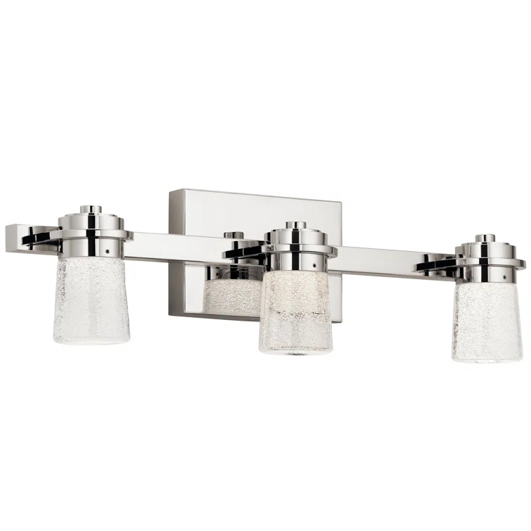 Elan 85070PN Vada Vanity, 3-Light LED 57 Total Watts, Polished Nickel