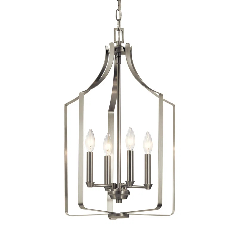 Mericle 4 - Light Lantern Geometric Chandelier
