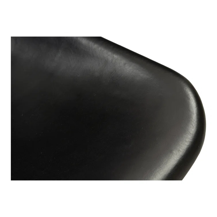 Gingerich 18'' H Genuine Leather Upholstered Side Chair