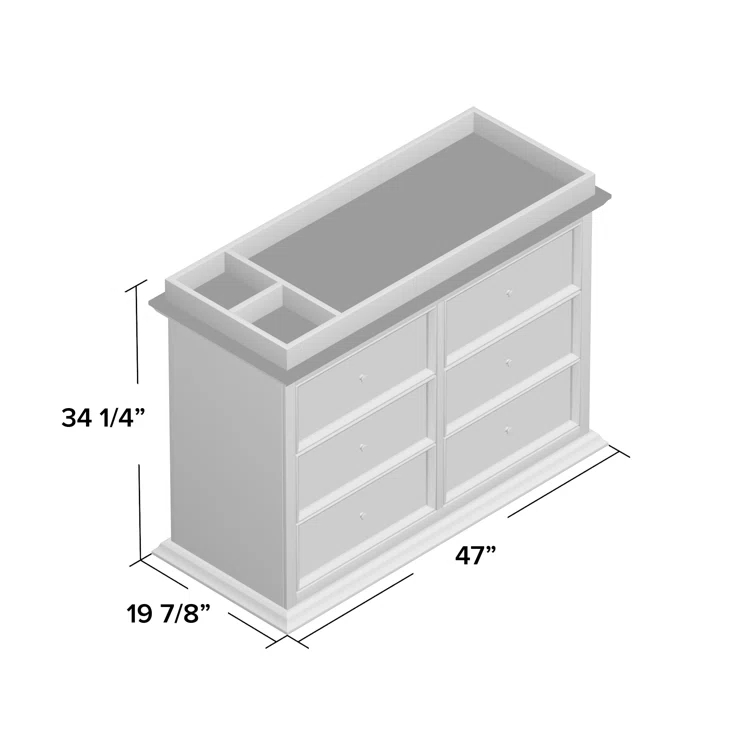 Foothill 6 Drawer Dresser