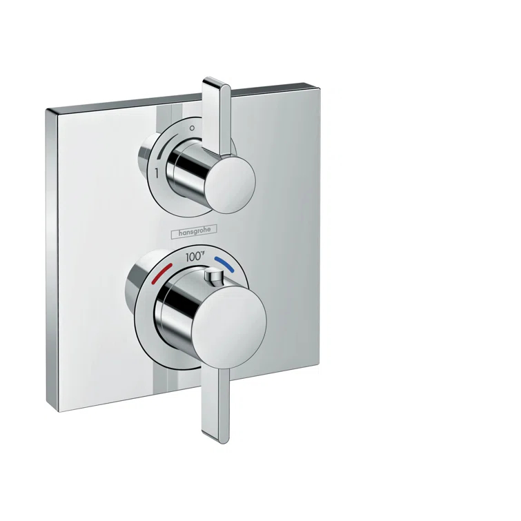 Ecostat Square Temperature Memory Thermostatic Valve Trim