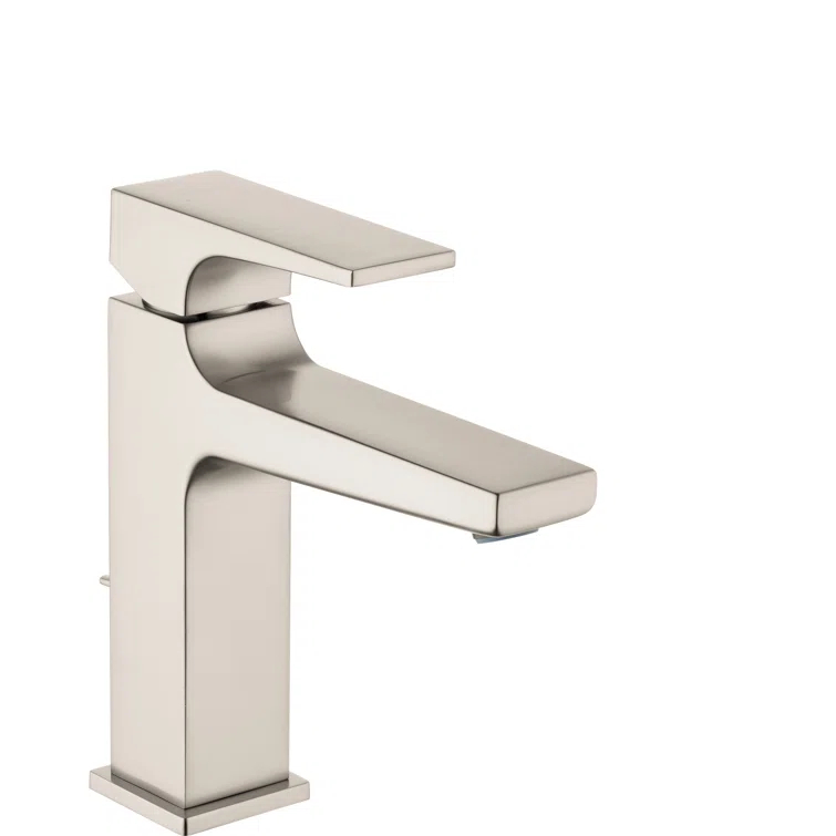 Hansgrohe Metropol Single-Hole Faucet 110 with Lever Handle and Drain Assembly, 1.2 GPM