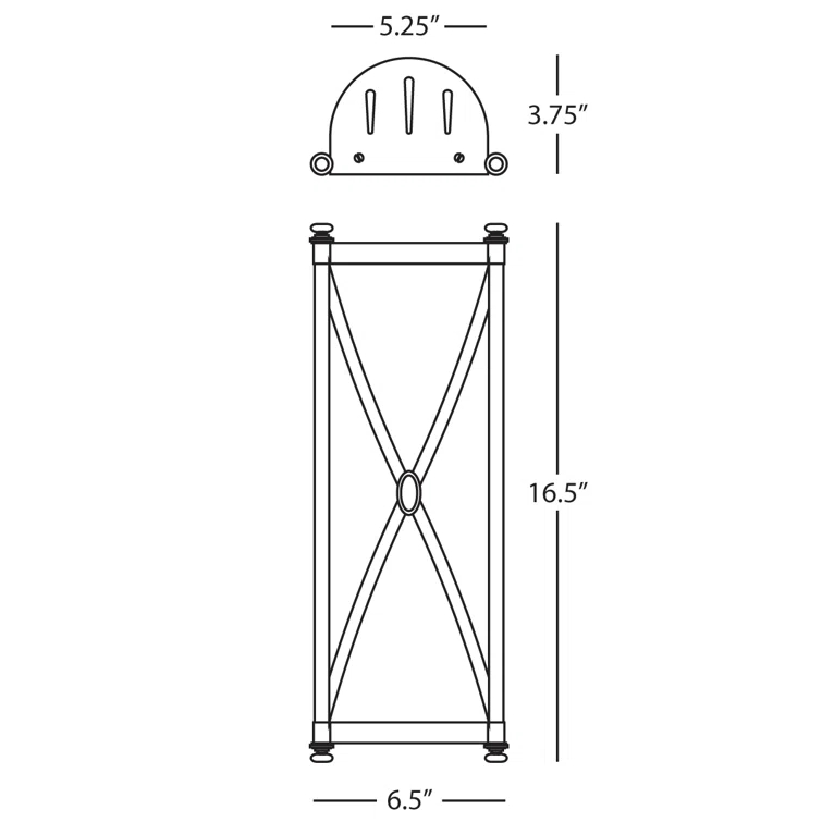 Chase Flush Mounted Sconce