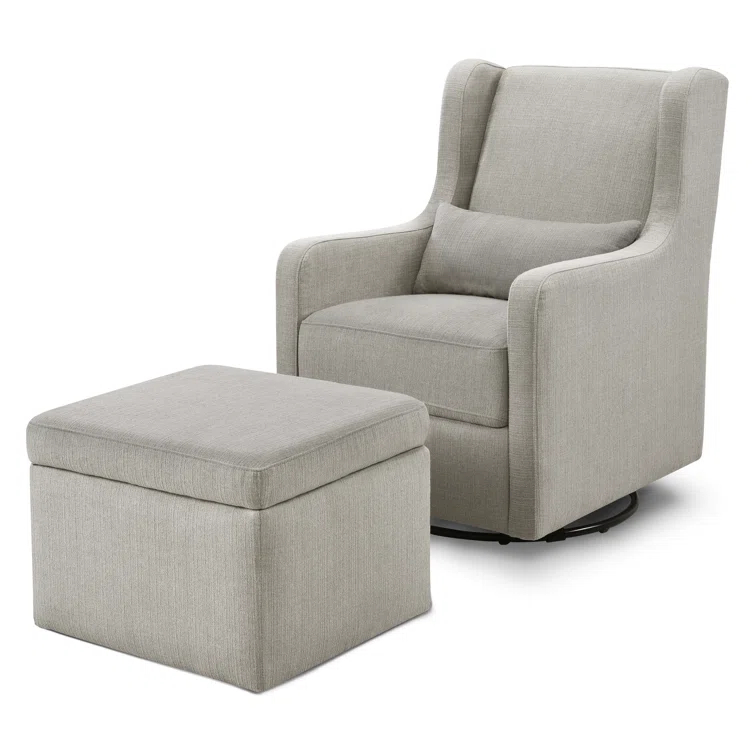 Carter's by DaVinci Adrian Swivel Glider and Ottoman