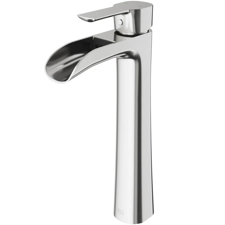 Niko 11" H Single Handle Vessel Sink Bathroom Faucetwith Pop-up Drain