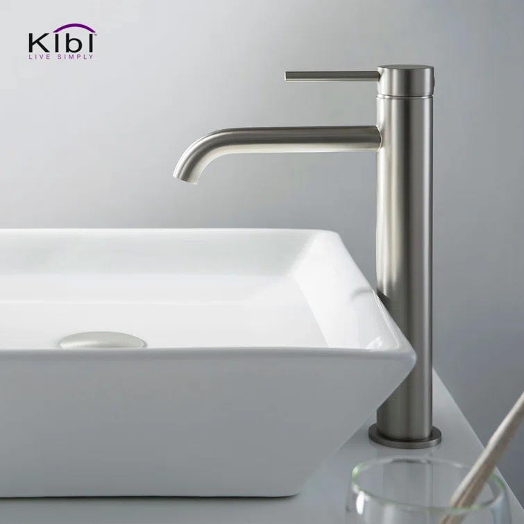 Circular Vessel Sink Faucet Single-handle Bathroom Faucet