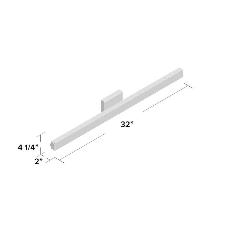 SQ-bar Dimmable LED Bath Bar