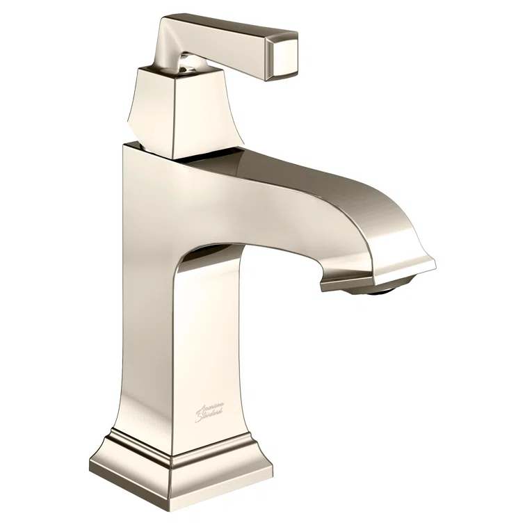 American Standard Town Square S Single-Hole Single-handle Bathroom Faucet with Drain Assembly 7455107.013
