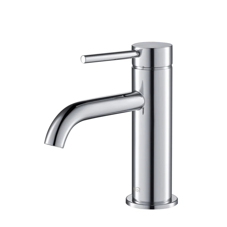 Circular Single-Hole Single-handle Bathroom Faucet
