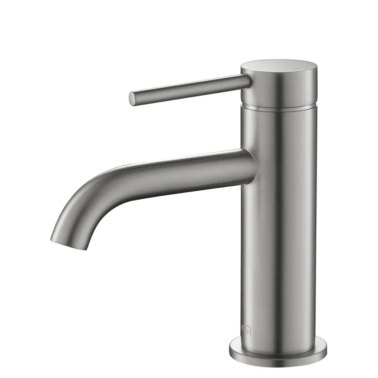 Circular Single-Hole Single-handle Bathroom Faucet