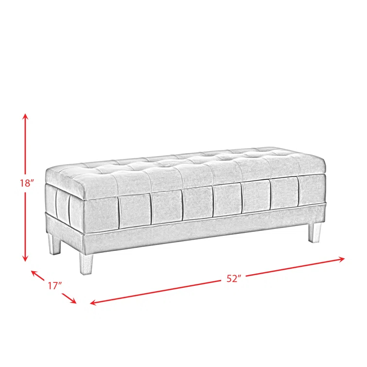 Gloria Velvet Ottoman