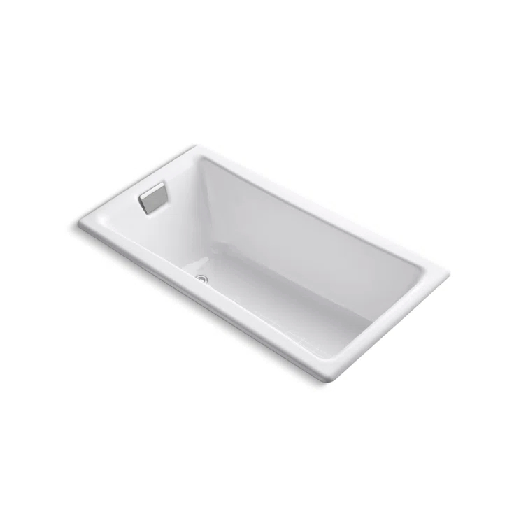 Tea-for-Two for Two 60" x 32" Drop-In Soaking Bathtub