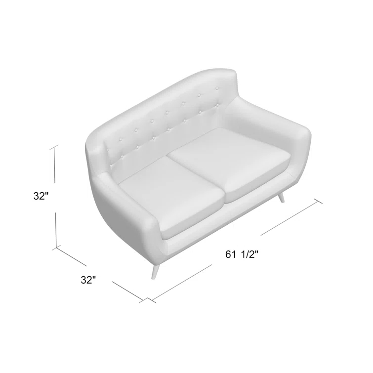Modway Carson Carrington Nordborg Upholstered Loveseat