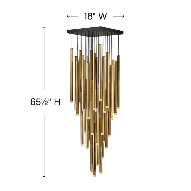 Harmony 36-Light Adjustable Modern Pendant w/ Integrated LED