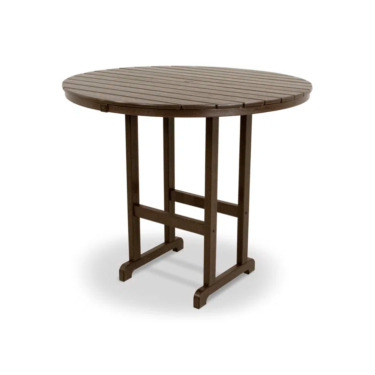 Round Farmhouse Bar Table