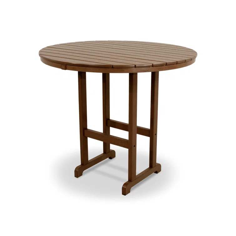 Round Farmhouse Bar Table