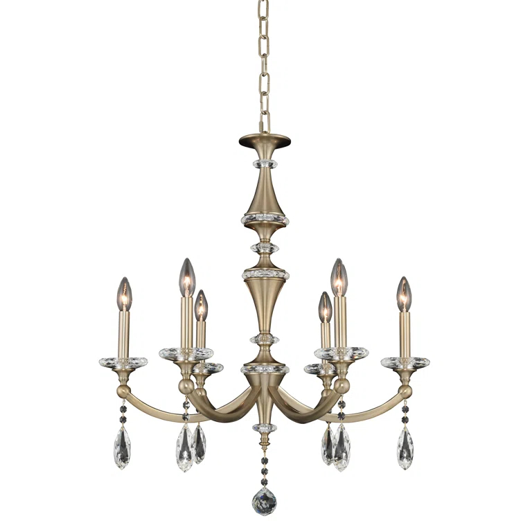 Floridia 6 - Light Dimmable Classic / Traditional Chandelier