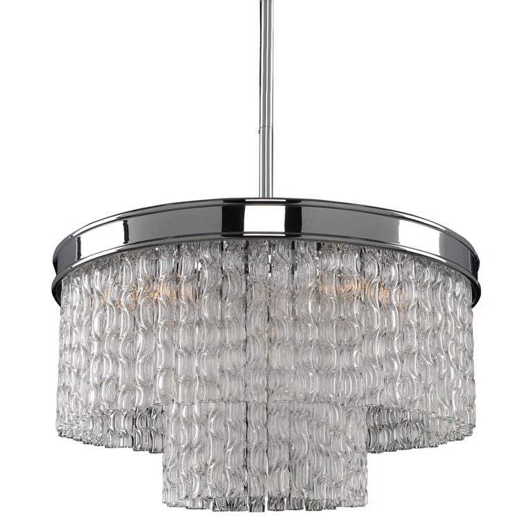 Savena 5 - Light Dimmable Tiered Chandelier