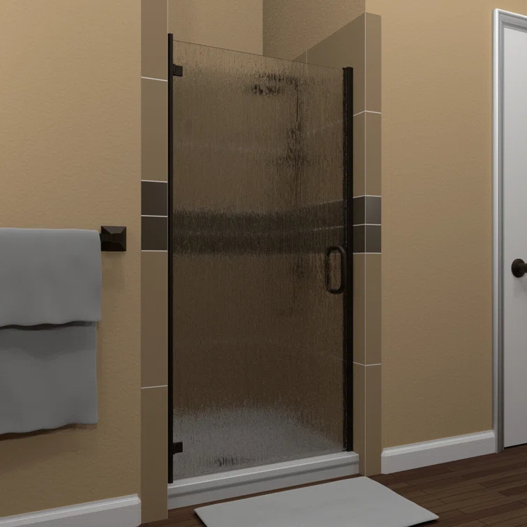 Arizona Shower Door MP30X66MBRN MP 30" W x 67" H Hinged Semi-Frameless Shower Door