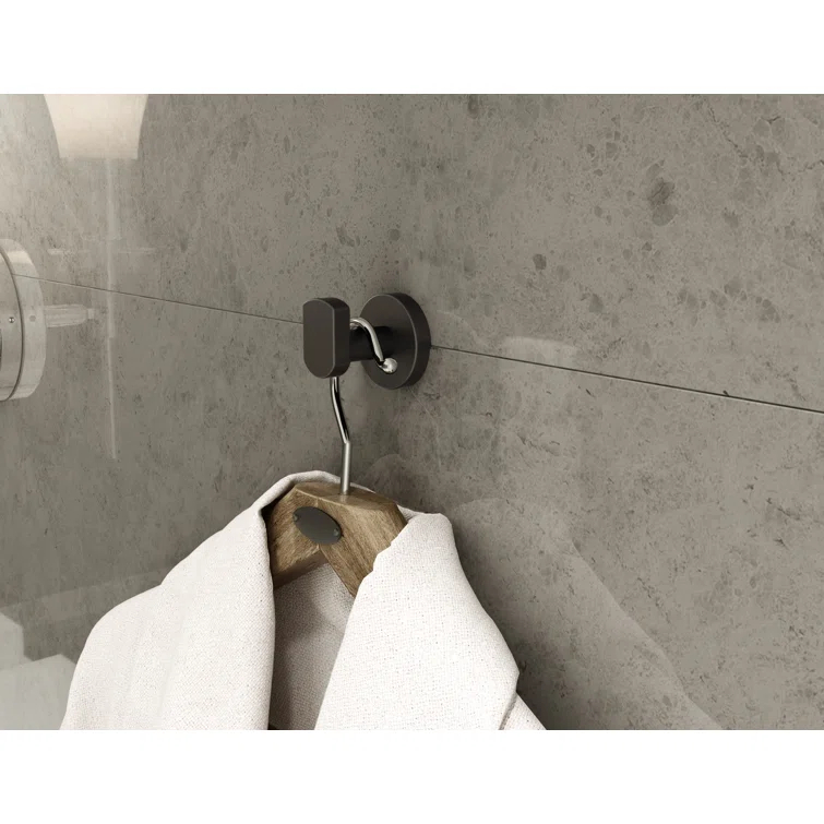 Dia Wall Mounted Robe Hook with Installation Hardware