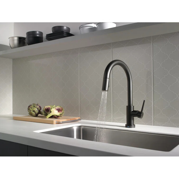 Trinsic Pull Down Sprayer Touch and Voice Control Kitchen Sink Faucet, Touch Control Kitchen Faucet