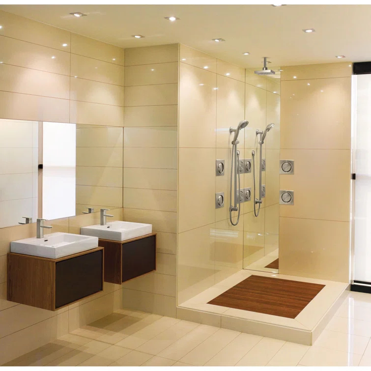 90 Degree Single Hole Bathroom Faucet with Drain Assembly