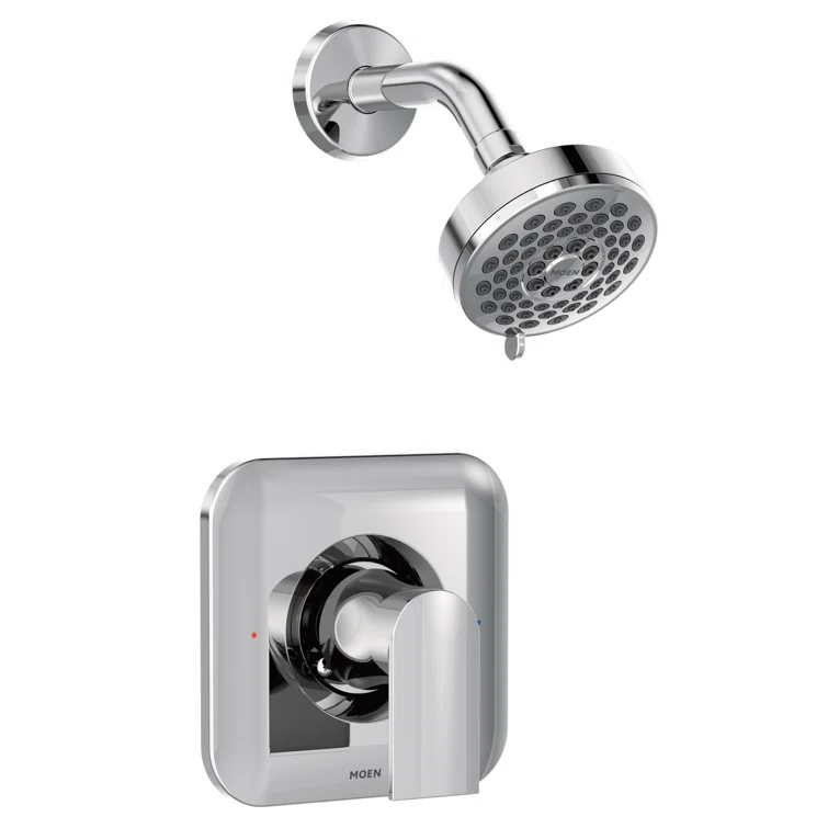 Moen Genta LX Posi-Temp Pressure Balancing Eco-Performance Modern Shower Only Trim, Valve Required