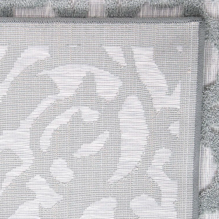 My Texas House Ladybird Harbor Blue High Low Indoor Outdoor Area Rug