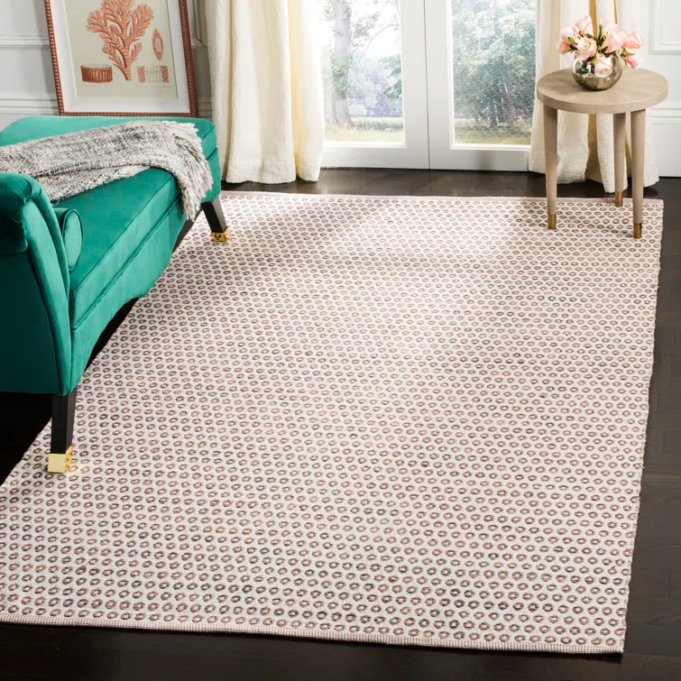 Church Street Hand Woven Cotton Geometric Rug
