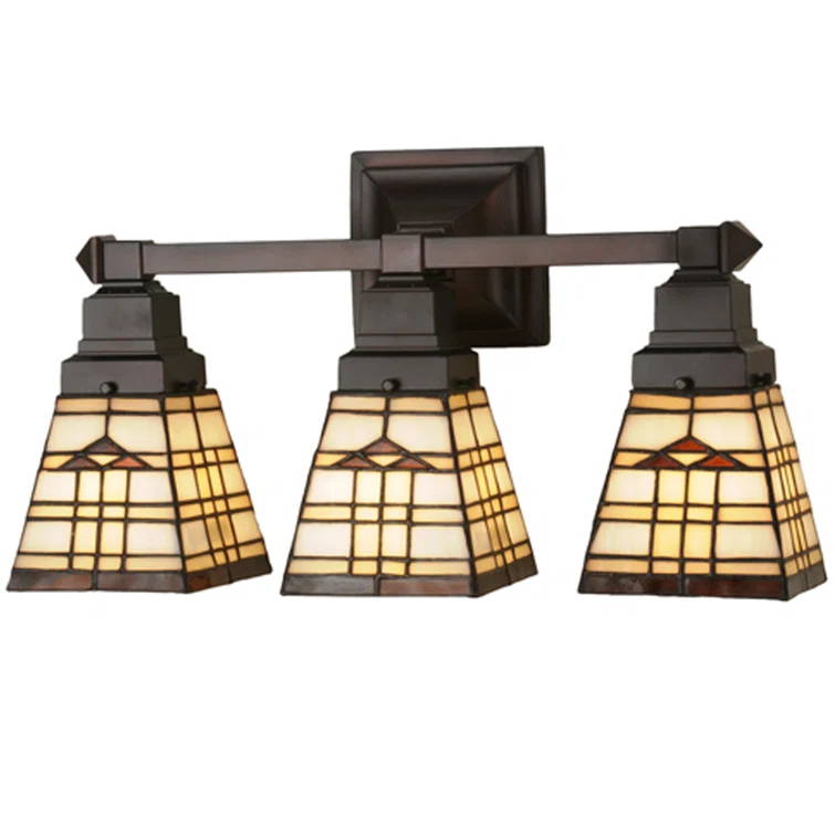 Meyda Tiffany & Stained Glass 3 - Light Dimmable Vanity Light