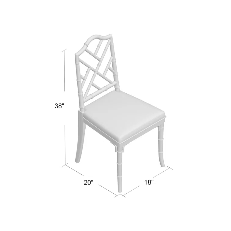 Fairfield 18.5'' H Linen Upholstered Oak Side Chair