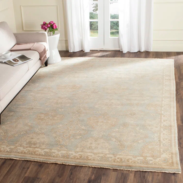 Sivas Hand Knotted New Zealand Wool Ikat Rug