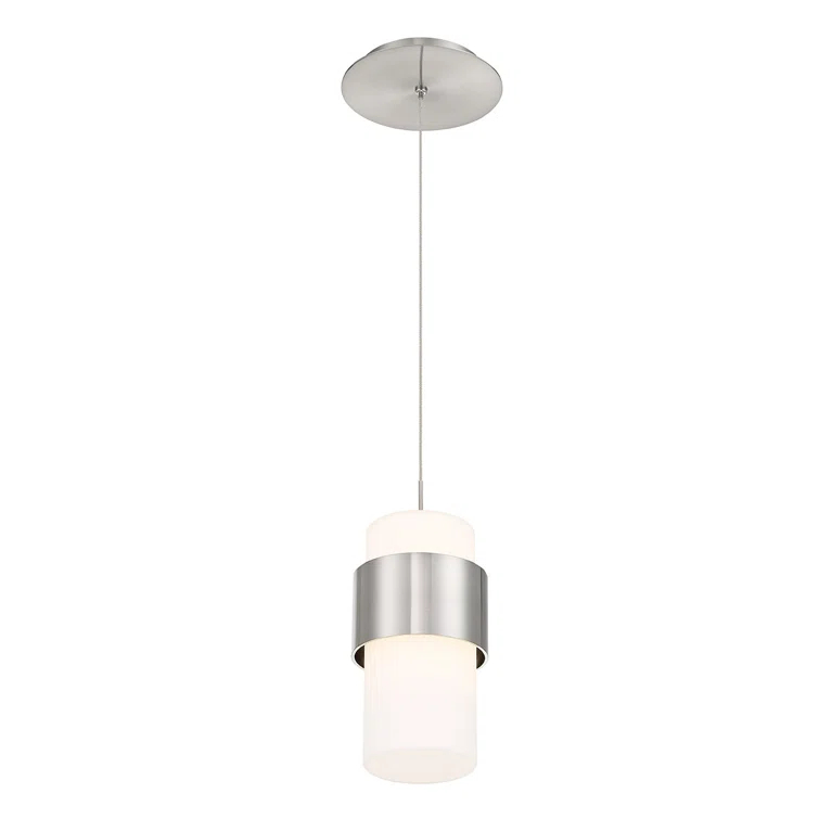 Banded 1 - Light LED Cylinder Pendant