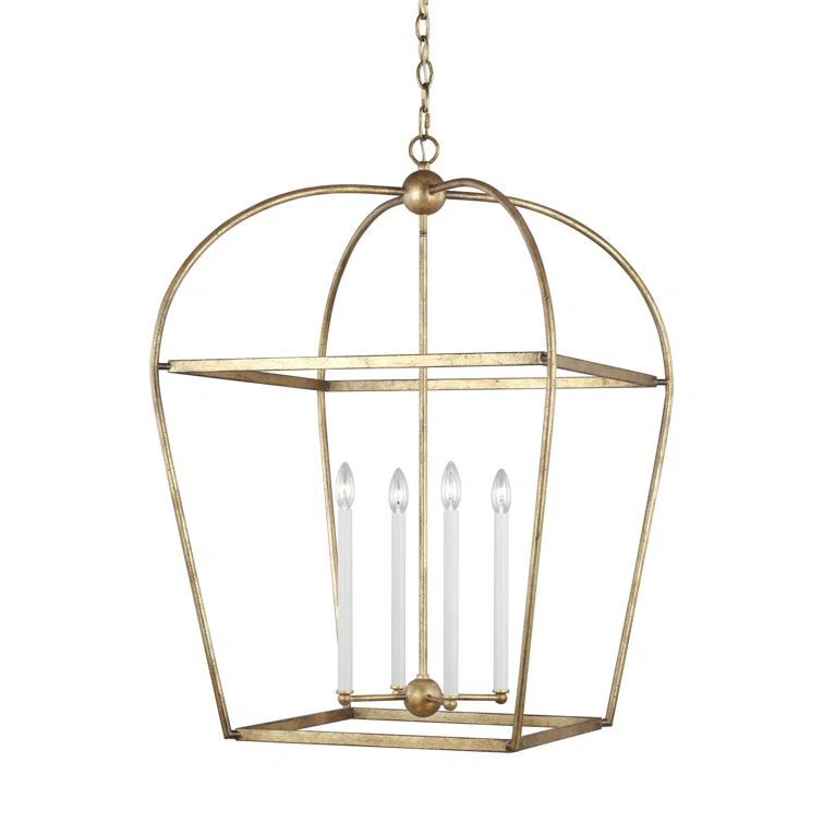 Andy 4 - Light Dimmable Lantern Geometric Chandelier