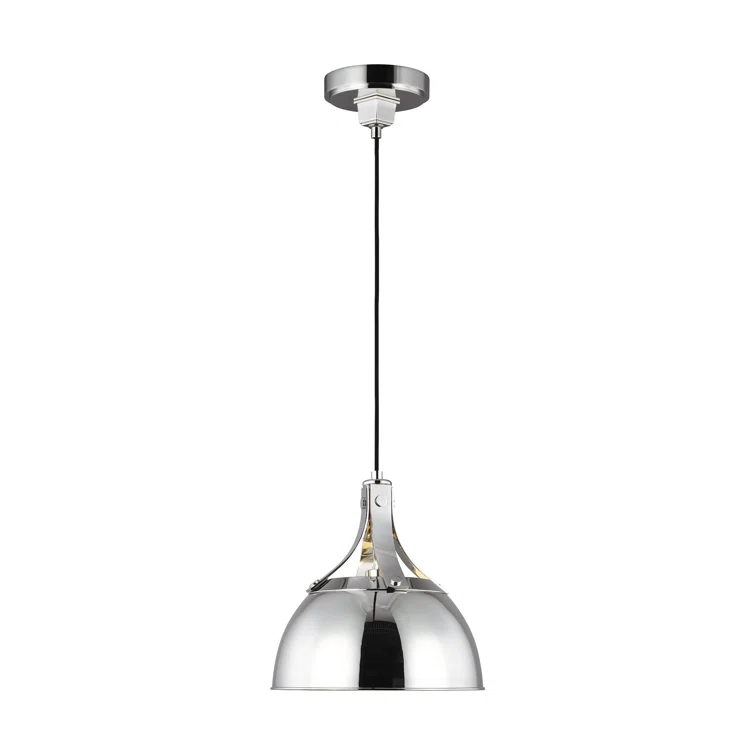 Logan 1 - Light Single Dome Pendant by Thomas O'Brien