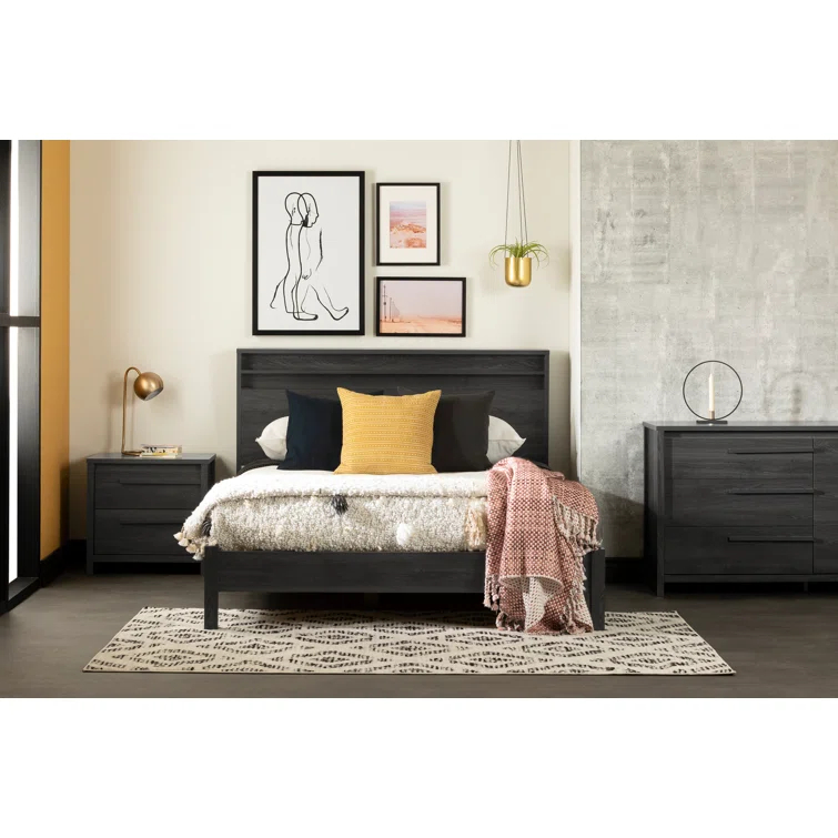 Lensky 2 Drawer Nightstand