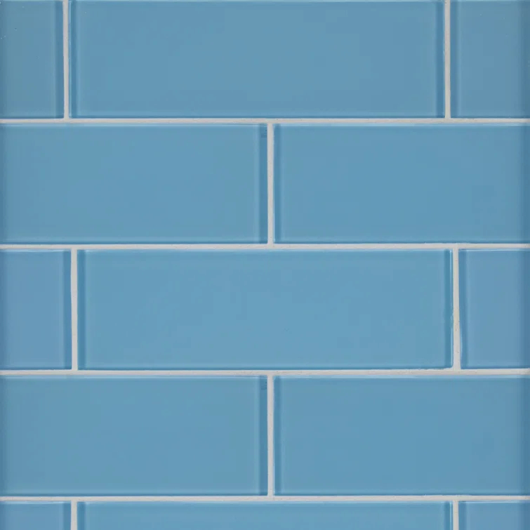 4" x 12" Glass Subway Tile