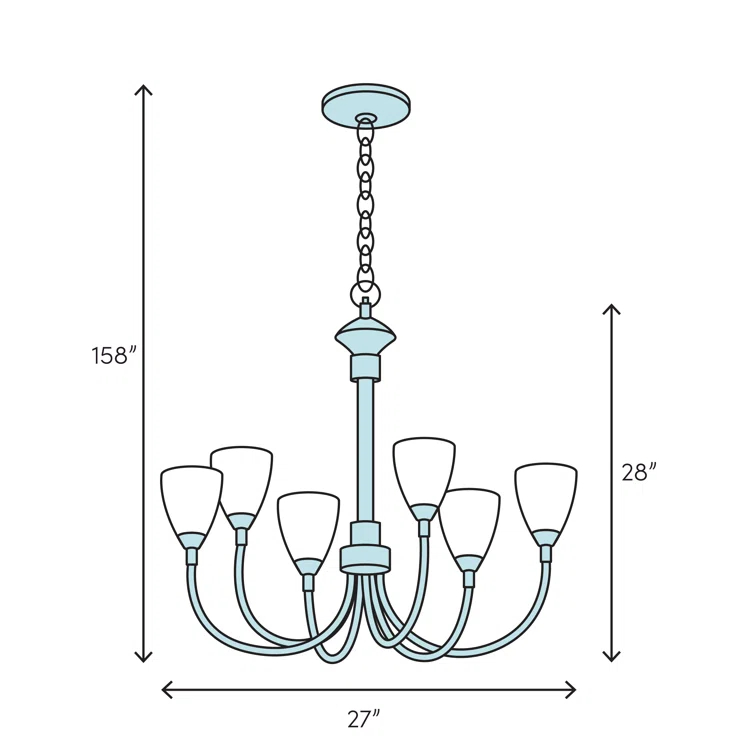 6 - Light Classic / Traditional Chandelier